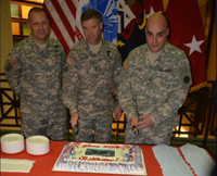 National Guard staff and students celebrate 375th Birthday