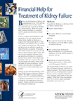 Financial Help for Treatment of Kidney Failure publication thumbnail image