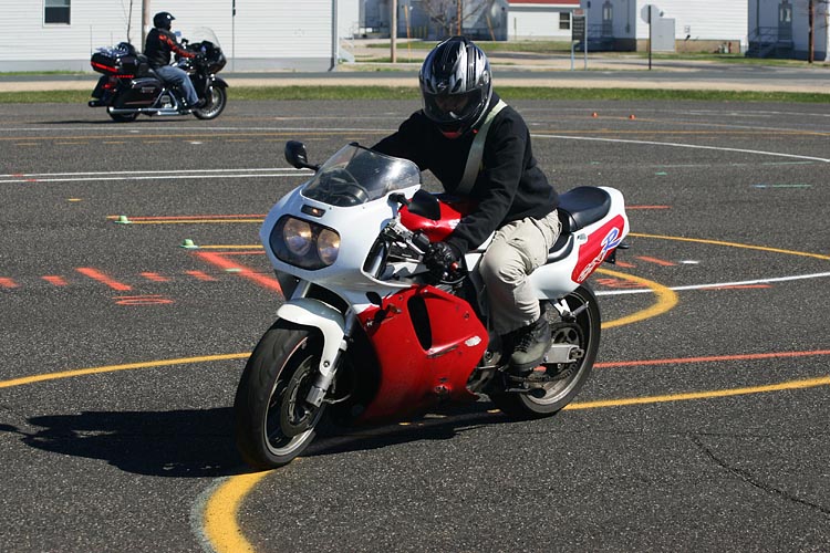 PHOTO: Motorcycle training