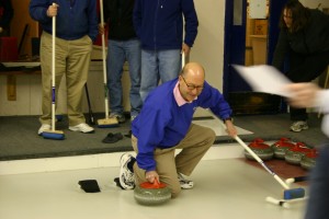 Ambassador Jacobson curling