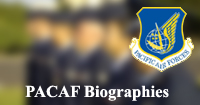 Pacific Air Forces Biographies