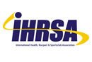 Logo for international Health, Racquet and Sportsclub association