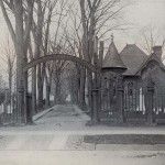 Figure 1. This early 1900s image shows the historic character of Old North Cemetery. Initially focused on functionality, the character was enhanced over time as impressive tree plantings created a scenic, park‐like landscape. Courtesy City of Hartford Archives.