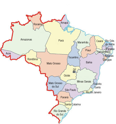 mapa do Brasil