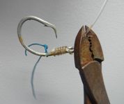 Cut line closs to the hook