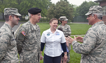 ESGR representative attends annual Hometown Heroes Salute Awards Ceremony here May 15, 2011.