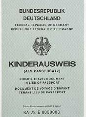 Childrens 'Kinderausweis'