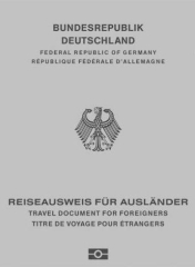 Travel document (Reiseausweis für Ausländer)