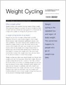 Weight Cycling fact sheet.