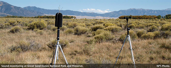 Acoustical Monitoring Equipment at Great Sand Dunes National Park and Preserve
