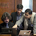 Dishad Othman, Andres Azpurua and Pranesh Prakash Prepare for UN Press Conference