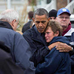 President Barack Obama Tours Storm Damage in New Jersey