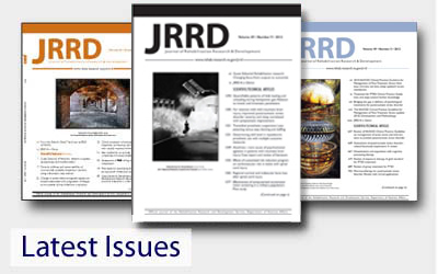 JRRD Recent Issues