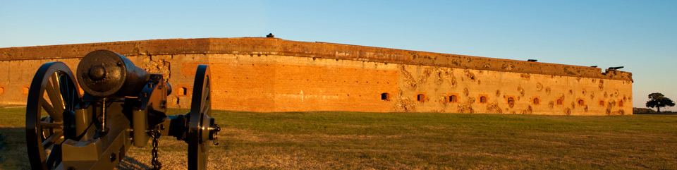 The Battle Scarred Walls of Fort Pulaski