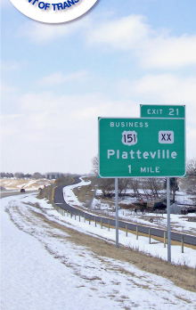 US 151 sign