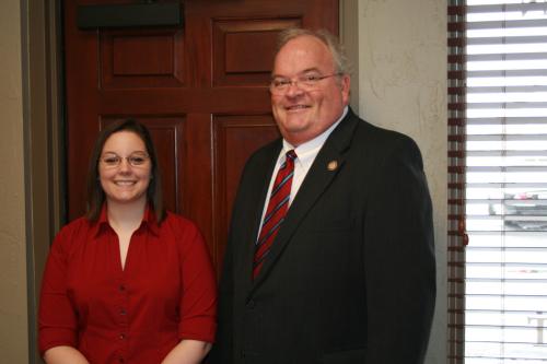 (Fall 2011, Springfield) Hilary Dempsey grew up in Springfield, Missouri, and will graduate from Missouri State University in the Spring with a political science degree.  She will be attending graduate school within the next year.