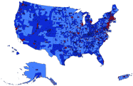 Map of current Citizen Corps council coverage across the U.S.