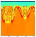 Space-Time Plots of DT Ice Formation