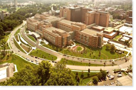 NIH Clinical Center on the NIH Bethesda, MD campus