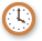 Graphic of a clock