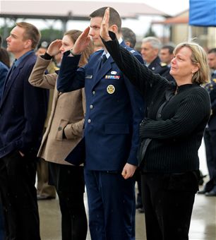 Maj. Lucas Gruenther's Memorial Service