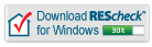 REScheck for Windows, version 4.4.4; 25.1MB