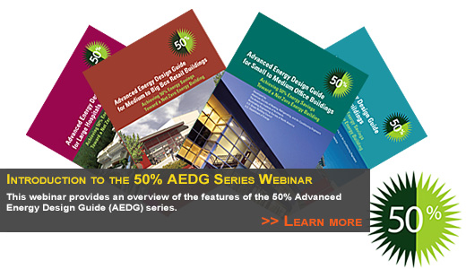 Introduction to the 50% Advanced Energy Design Guide Series Webinar