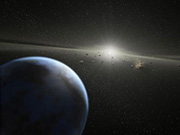 Artist’s concept of an extraolar planet.