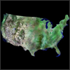 USA Landsat mosaic