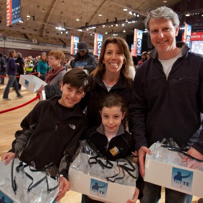 Photo: On the National Day of Service, this family volunteered together. 

Who do you volunteer with?