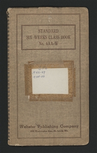 Grade Book of the Congressional Page School