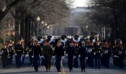 Photo: Col. James C. Markert, Regimental Commander, 3d U.S. Infantry Regiment (The Old Guard), leads the Joint Task Force-National Capitol Region marching element during inaugural practice, Jan. 10, on Joint Base Myer-Henderson Hall, Va. The marching element will escort President Barack Obama to the White House during his inauguration, Jan. 21, in Washington, D.C. (U.S. Army photo by Sgt. Jose Torres, Jr.)