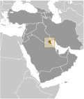 Location of Kuwait