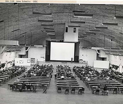 gruber hall interior WWII