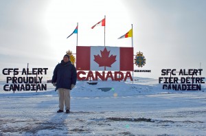 U.S. Ambassador Jacobson in front of CSB Alert welcome sign