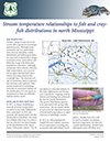 CBHRFactSheet_2012_002:  Stream temperature relationships to fish and crayfish
distributions in north Mississippi