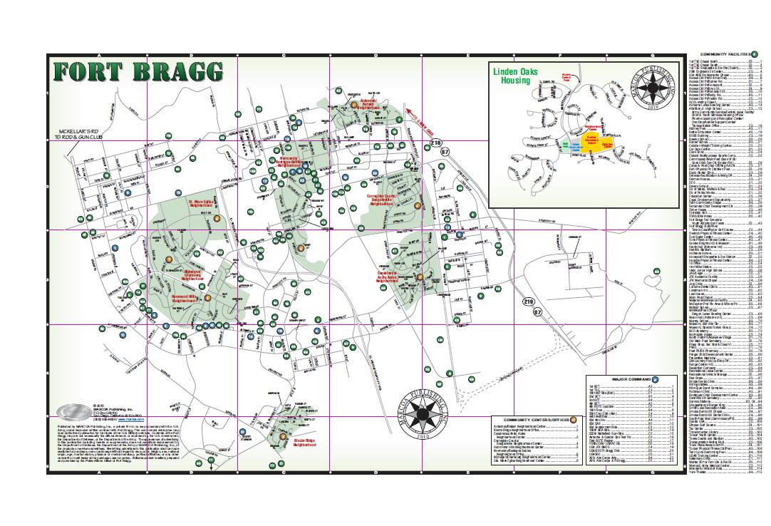 Fort Bragg Map