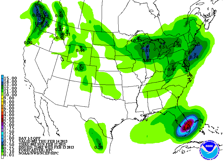 tropical storm debby forecasted track