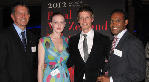 Consul-General Randy Berry, Gillian Murphy, Ethan Stiefel and Pravesh Singh at the opening of ‘NYC’.