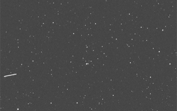 Animated GIF of asteroid 2012 DA14 from Australia.