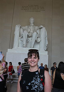 Visiting the Lincoln Monument was a very inspiring start to the trip.