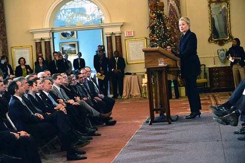 Secretary Clinton Delivers Remarks at the GLIFAA 20th Anniversary Celebration.