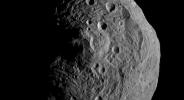 Latest Image of Vesta captured by Dawn on July 17, 2011