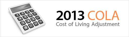 2013 Cost of Living Adjustment (COLA)