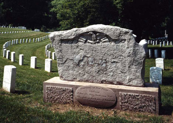 32nd Indiana Infantry Monument in Cave Hill National Cemetery