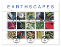 Earthscapes First Day Cancelled Full Sheet