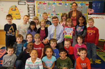 Rep. Paulsen visits Hoover Elementary