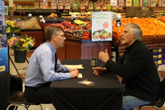 Paulsen Chats with Constituents during his Congress on the Corner Event in Maple Grove