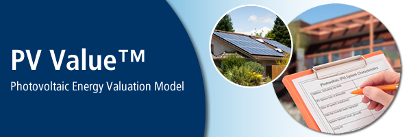 PV Value™: Photovoltaic Energy Valuation Model