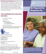 Brochure 5: Be Prepared for Pandemic Flu